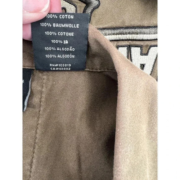 HARLEY DAVIDSON Men Short Sleeved Button Down Shirt Embroidered Dual Side Medium - Picture 12 of 13